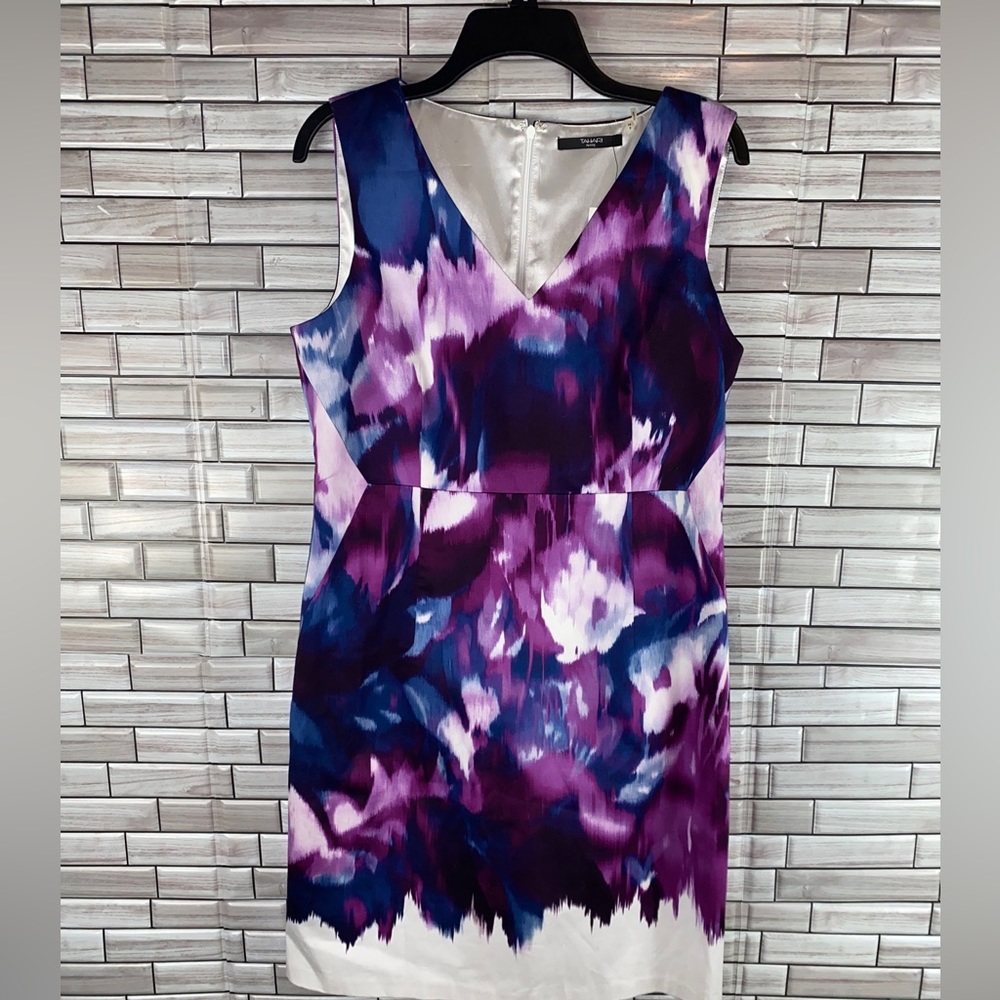 NEW! Tahari Sleeveless Sheath Dress Size 14 Petite